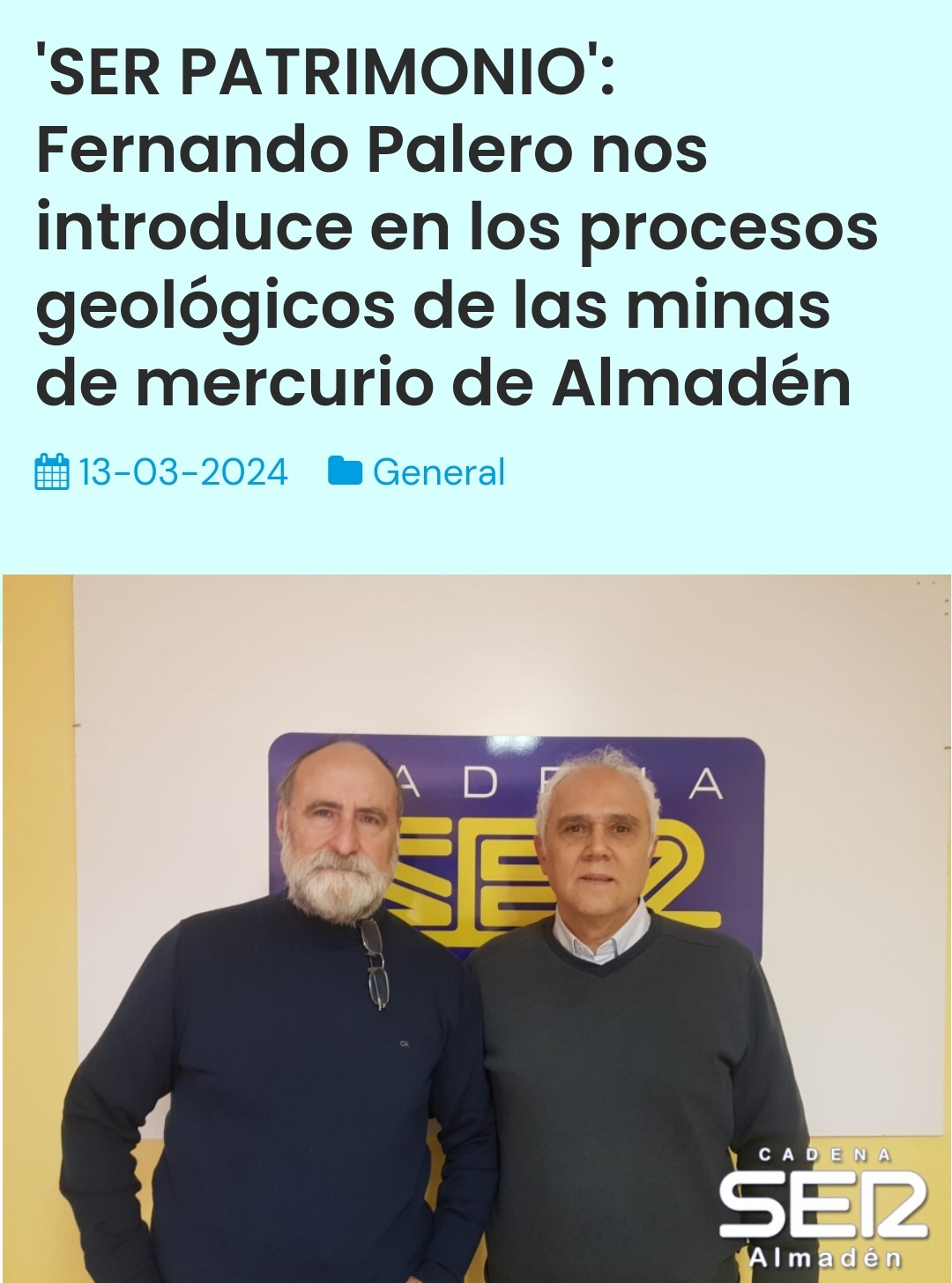 SER Patrimonio Fernando Palero