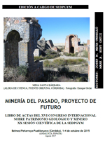 Libro de Actas del XVI Congreso Internacional sobre Patrimonio Geológico y Minero. XX Sesión Científica de la SEDPGYM. Belmez/Peñarroya-Pueblonuevo (Córdoba), 2015