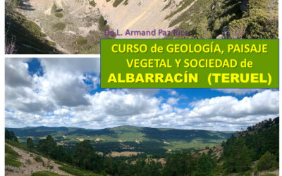Curso de geología, paisaje vegetal y sociedad de Albarracín (Teruel)