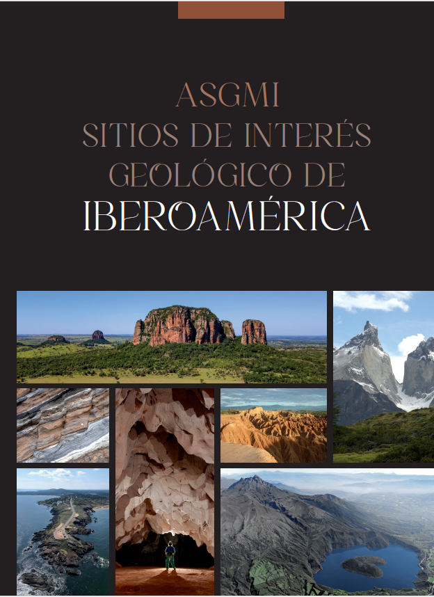 Sitios de Iberoamérica con marcadores de sitios de interés geológico destacados por ASGMI.