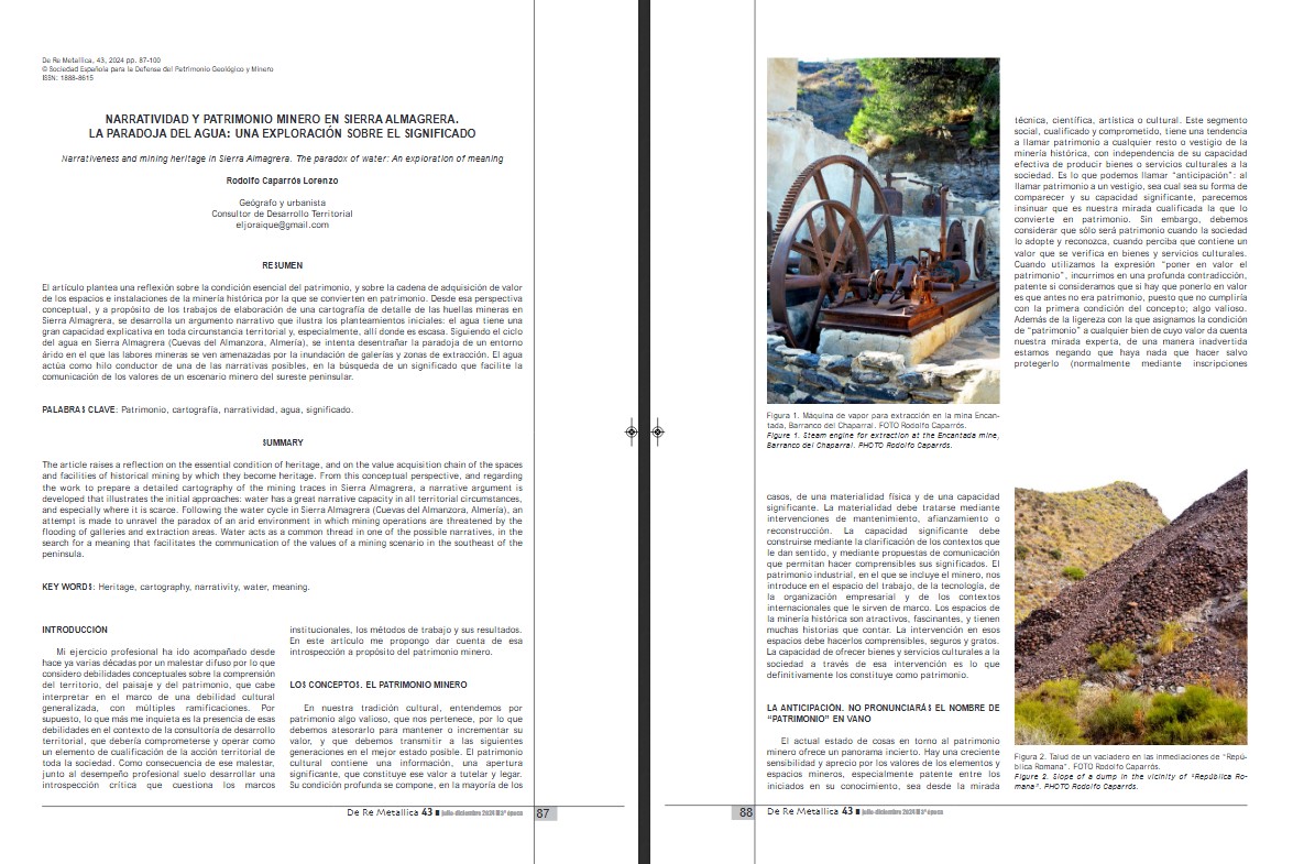 Descargas PDF - Artículo 8 - De Re Metallica Nº43