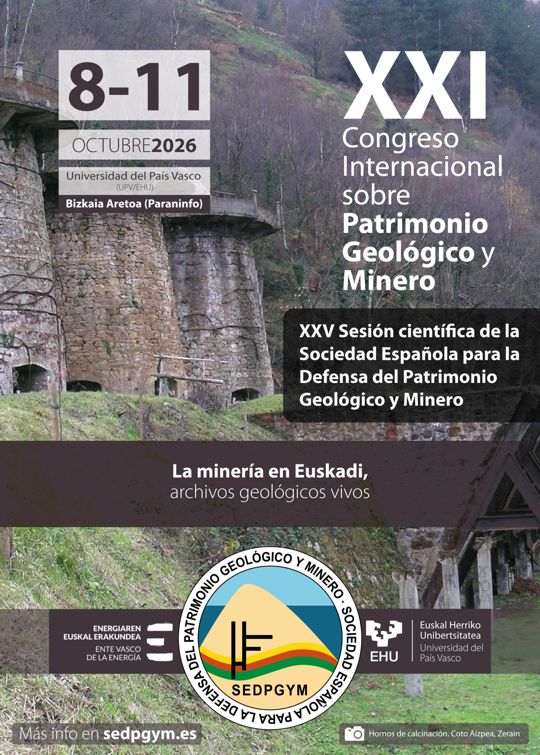 XX Congreso Internacional sobre Patrimonio Geológico y Minero.